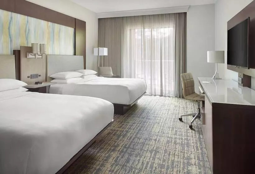 2ダブルベッドのスタンダードルーム, Atlanta Evergreen Lakeside Resort