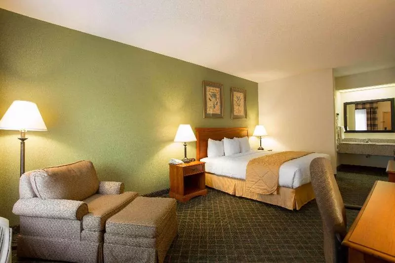 キングサイズベッドのスタンダードルーム, Clarion Inn & Suites Aiken South