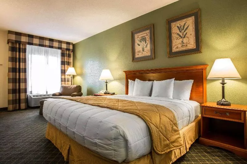 キングサイズベッドのスタンダードルーム, Clarion Inn & Suites Aiken South