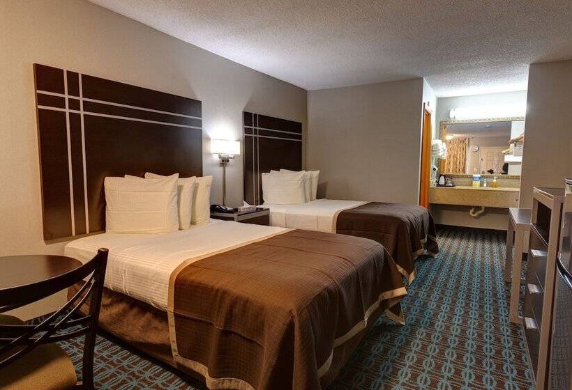 חדר סטנדרט שתי מיטות זוגיות, Deluxe Inn   Fayetteville I 95