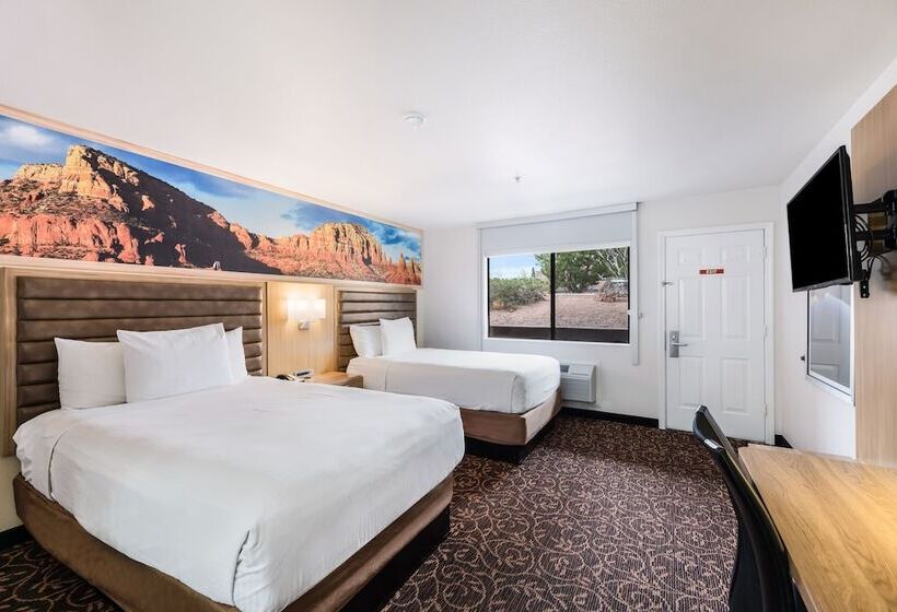 스탠다드 룸 더블 침대 2개, Greentree Inn Sedona