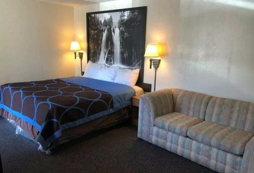 اتاق استاندارد با تخت بزرگ, Super 8 By Wyndham Red Bluff