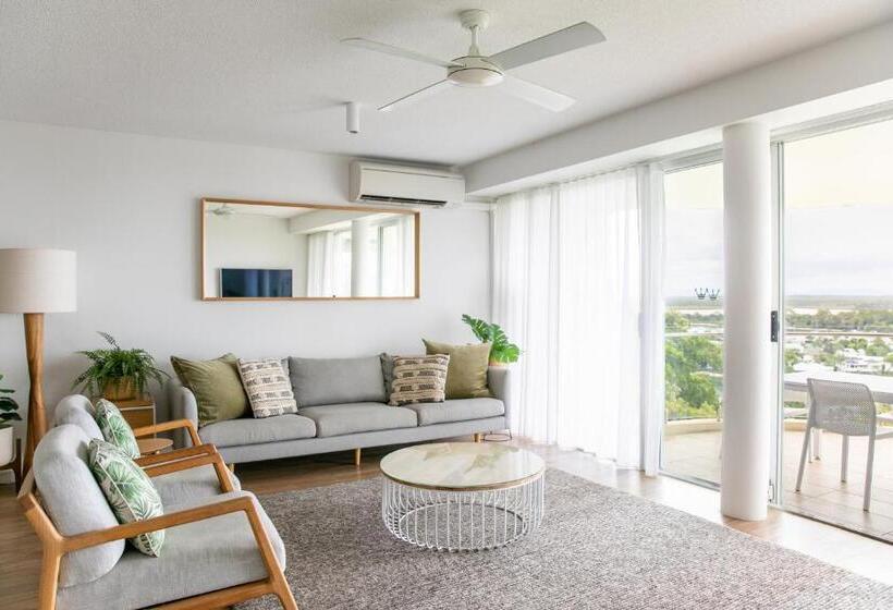 전망이 좋은 프리미엄 아파트 1 베드룸, Noosa Crest Resort