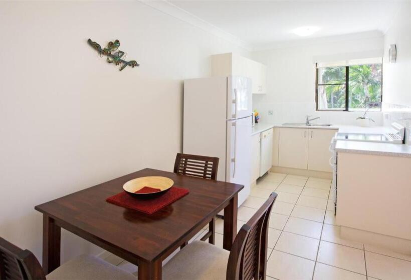 庭の見える1ベッドルームアパートメント, Melaleuca Resort