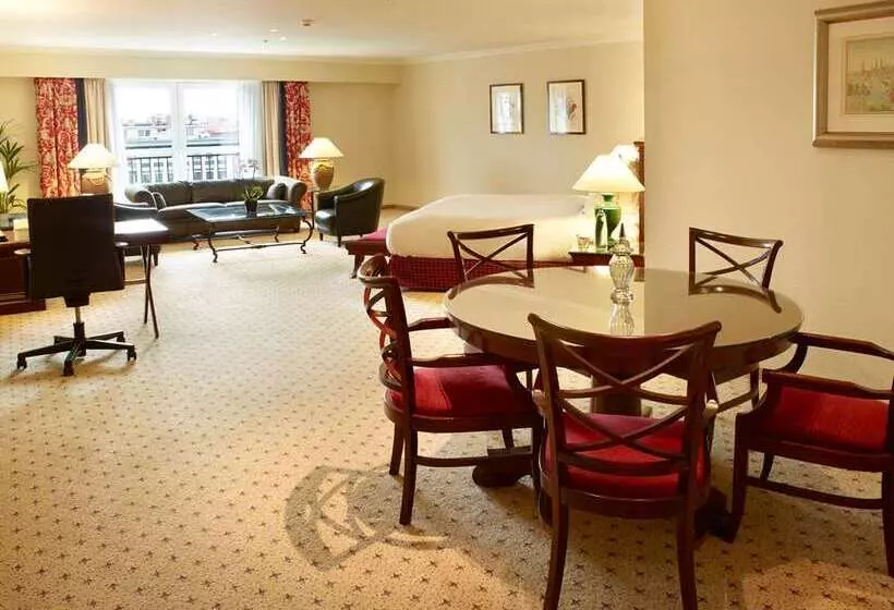 キングサイズベッドのスタンダードルーム, Hilton Vienna Plaza