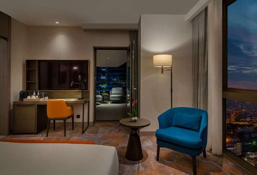 이그제큐티브 룸 킹사이즈 침대, Hilton Vienna Plaza