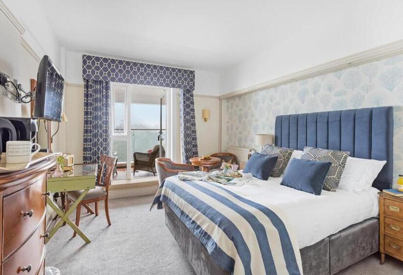 オーシャンビュースタンダードルームバルコニー付き, Thurlestone Hotel