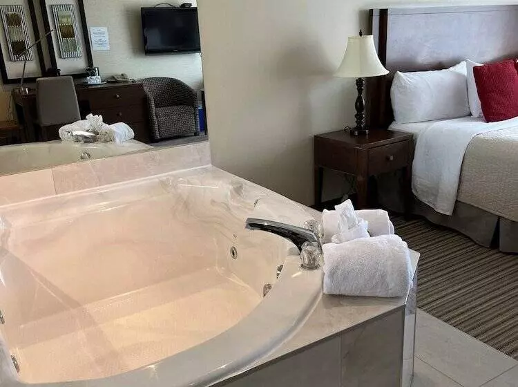 Deluxe Szoba Pezsgőfürdővel, Excelsior Hôtel Spa Sainte Adèle