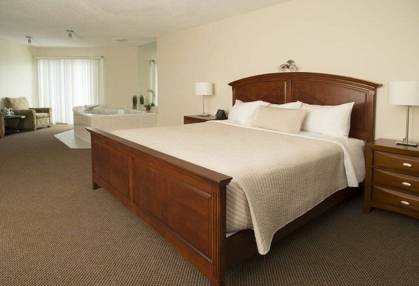 豪华房间带漩涡浴缸, Excelsior Hôtel Spa Sainte Adèle