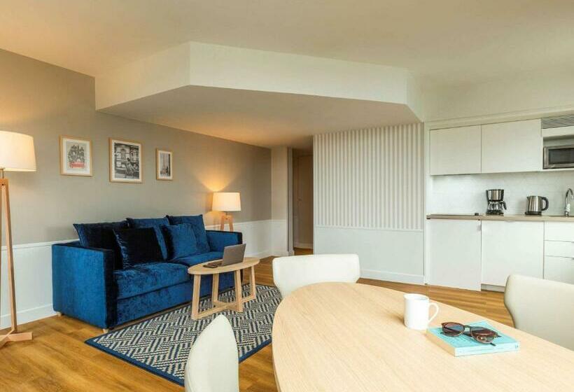 带1个卧室带观景的公寓, Aparthotel Adagio Paris Centre Tour Eiffel