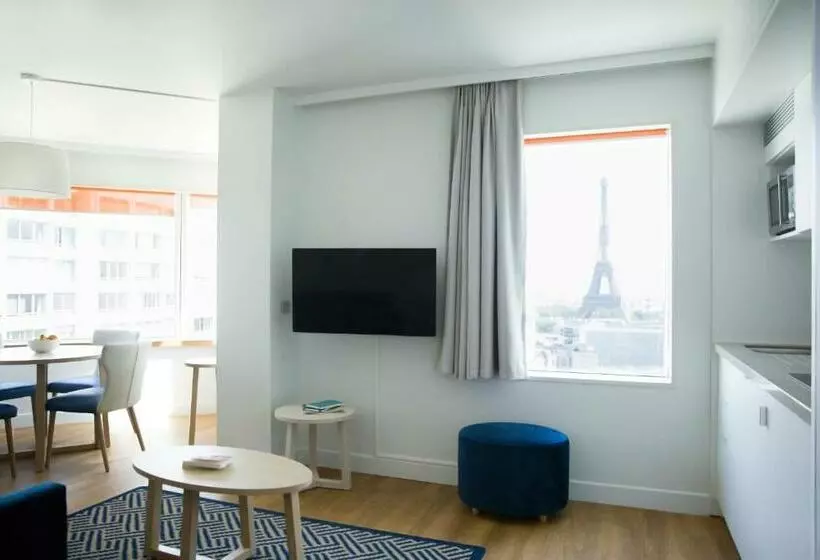 景色の見える一ベッドルームアパートメント, Aparthotel Adagio Paris Centre Tour Eiffel
