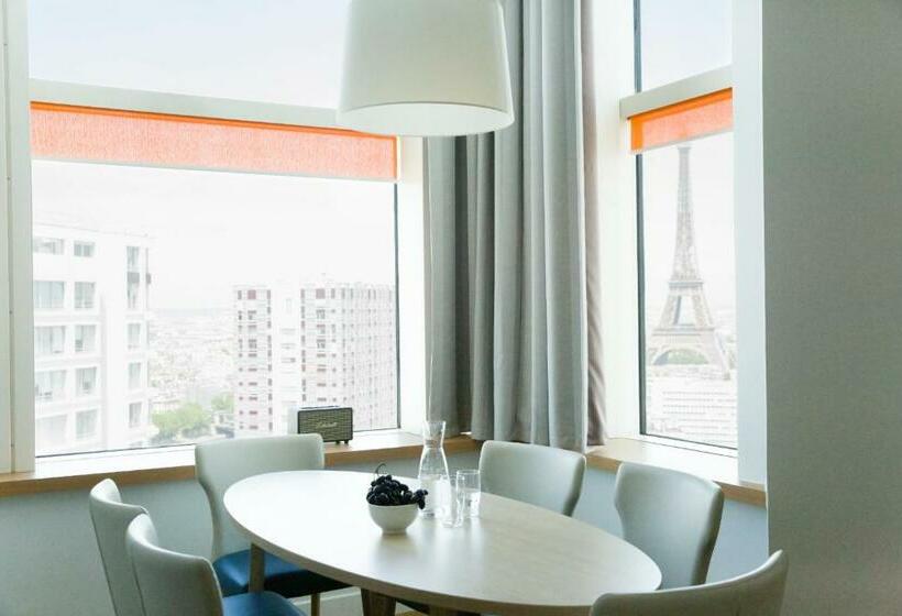 Apartamento 1 Dormitório com Vistas, Aparthotel Adagio Paris Centre Tour Eiffel