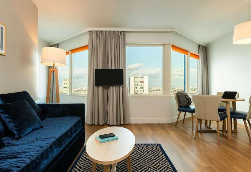 带1个卧室带观景的公寓, Aparthotel Adagio Paris Centre Tour Eiffel