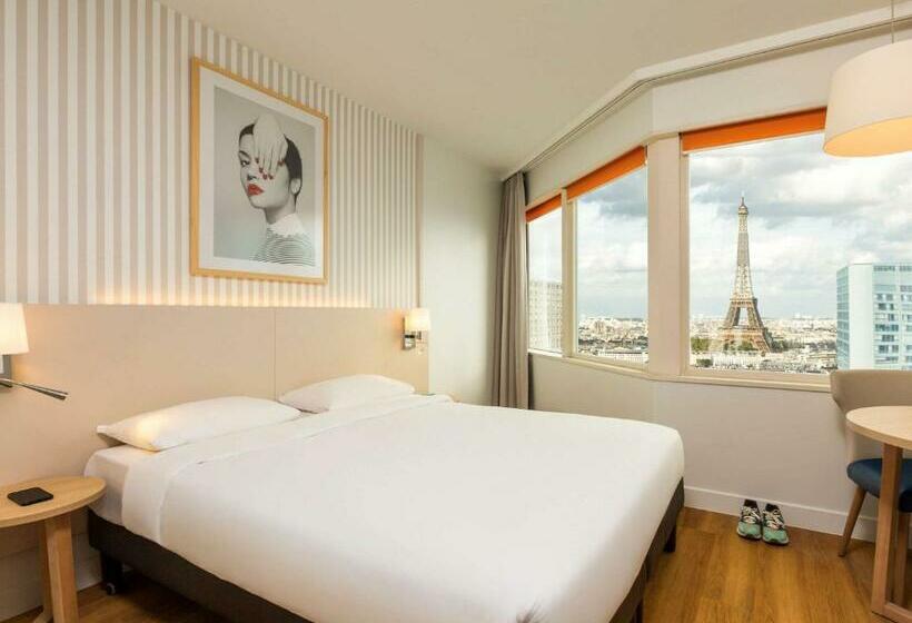 带观景的标准工作室, Aparthotel Adagio Paris Centre Tour Eiffel