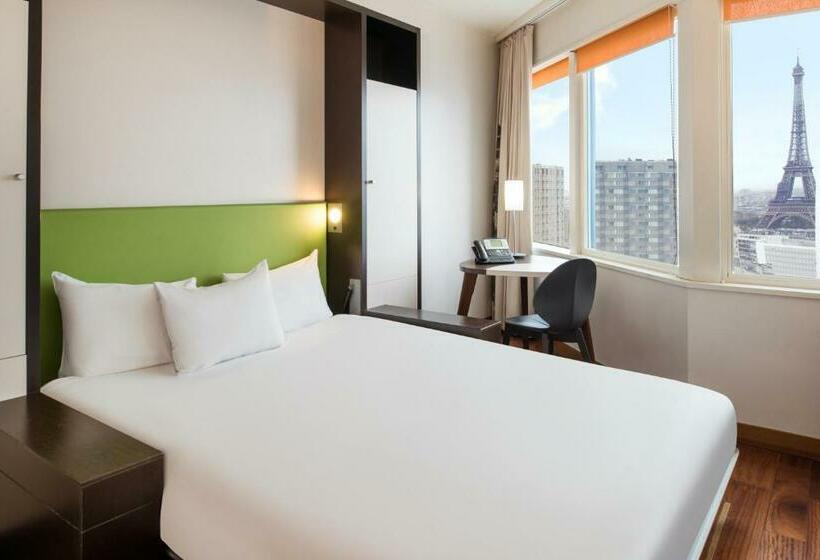 带观景的标准工作室, Aparthotel Adagio Paris Centre Tour Eiffel
