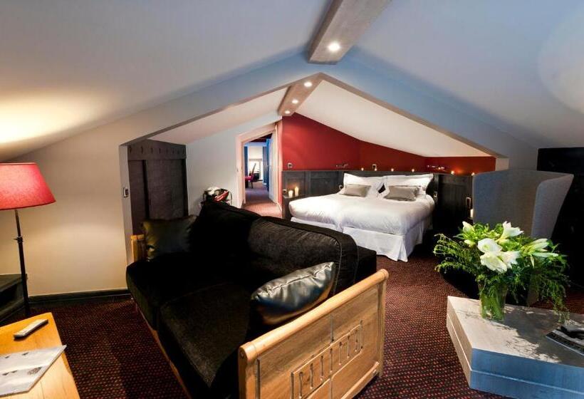 סוויטת ג'וניור נוף הרים, Hôtel Les Sherpas