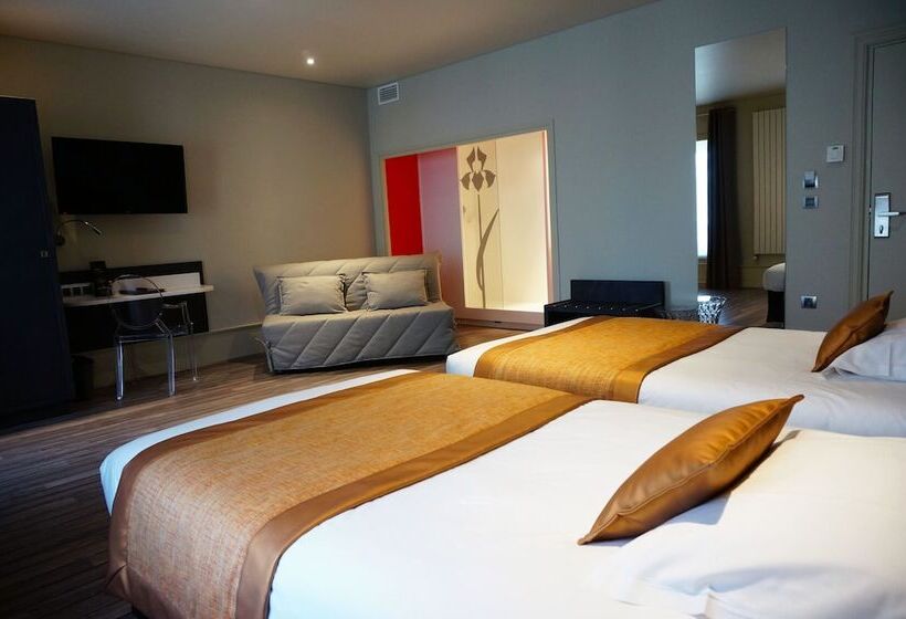 חדר משפחתי, Logis Hôtel De Bourgogne   Mâcon