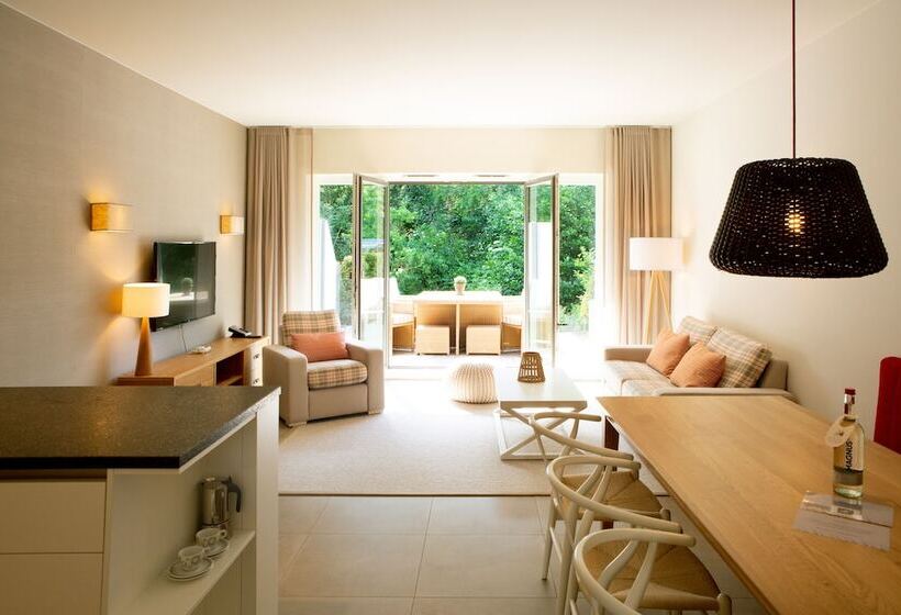 带1个卧室的高级公寓, Aalernhüs Hotel & Spa