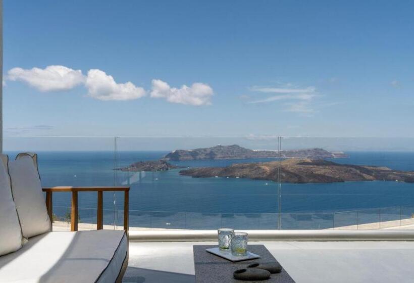 غرفة قياسية مزوَّدة بجاكوزي مطلة على البحر, Vedema, A Luxury Collection Resort, Santorini