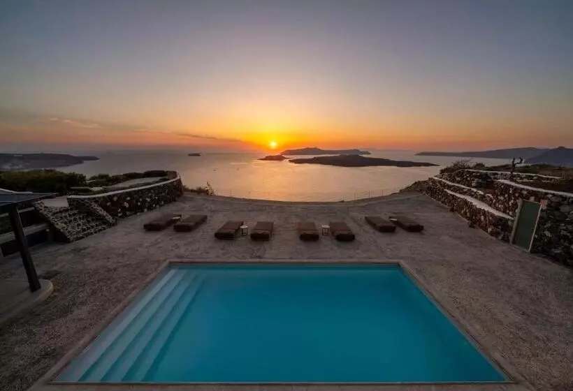 オーシャンビューのジャグジー付スタンダードルーム, Vedema, A Luxury Collection Resort, Santorini