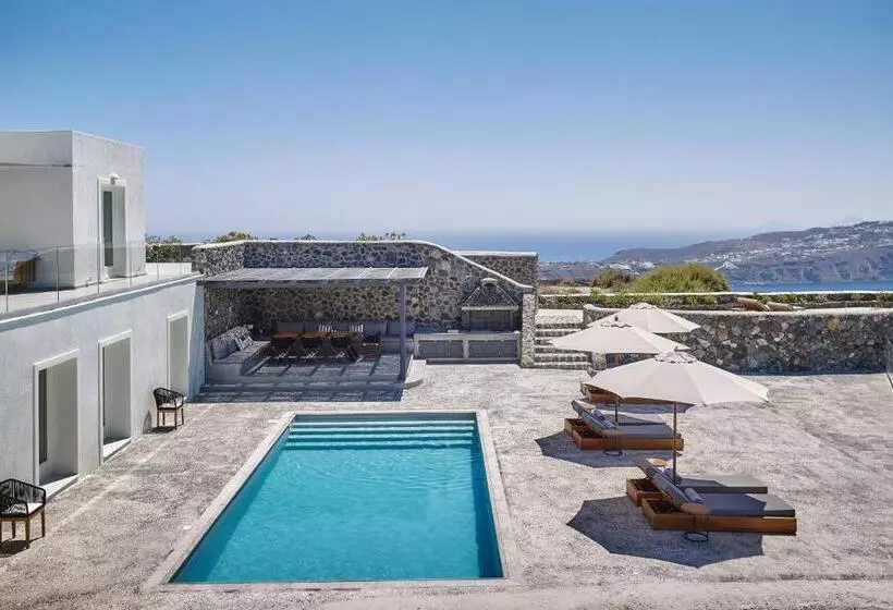 オーシャンビューのジャグジー付スタンダードルーム, Vedema, A Luxury Collection Resort, Santorini