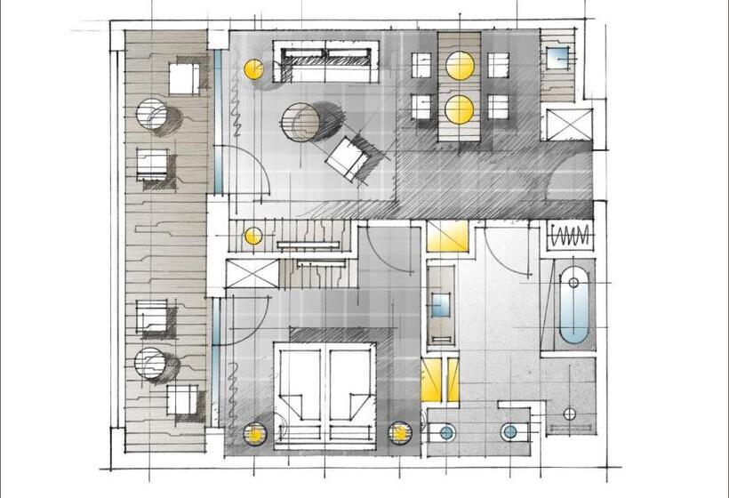 골프장 전망 스위트, Dolomitengolf Suites