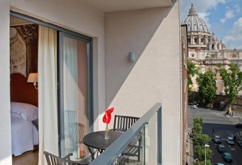 اتاق لوکس با بالکن, Starhotels Michelangelo Rome
