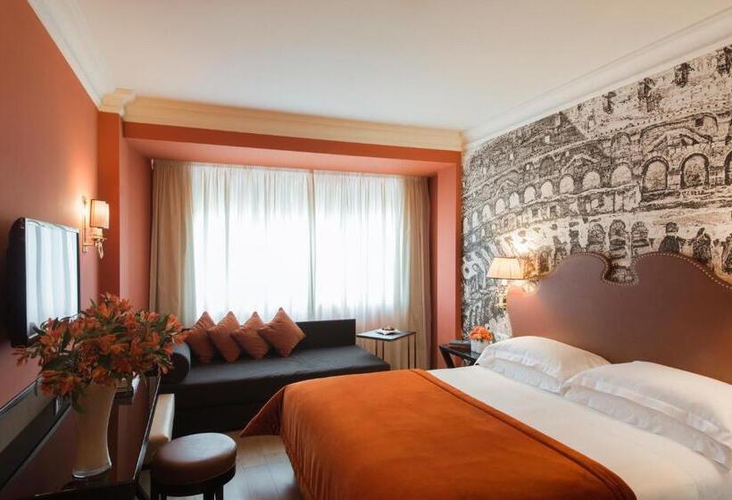 اتاق لوکس با بالکن, Starhotels Michelangelo Rome