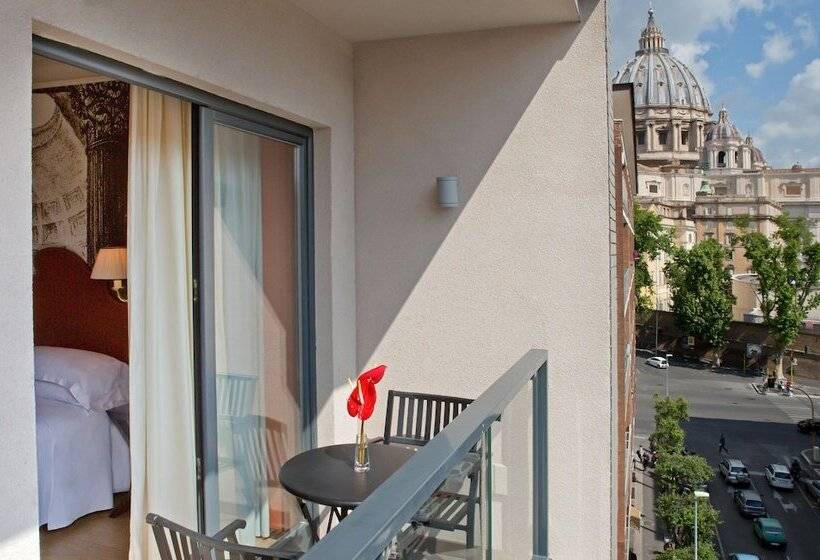 اتاق لوکس با بالکن, Starhotels Michelangelo Rome
