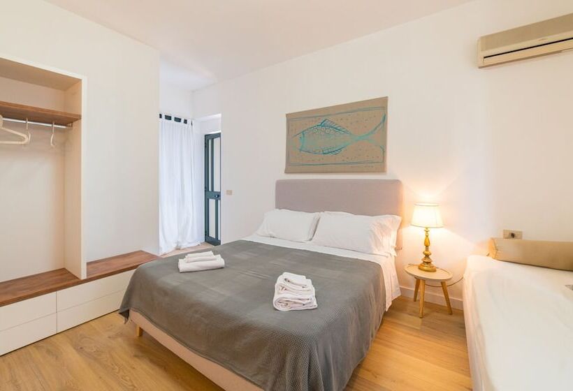 غرفة سوبيريور مطلّة علي البحر, Villino Gallodoro