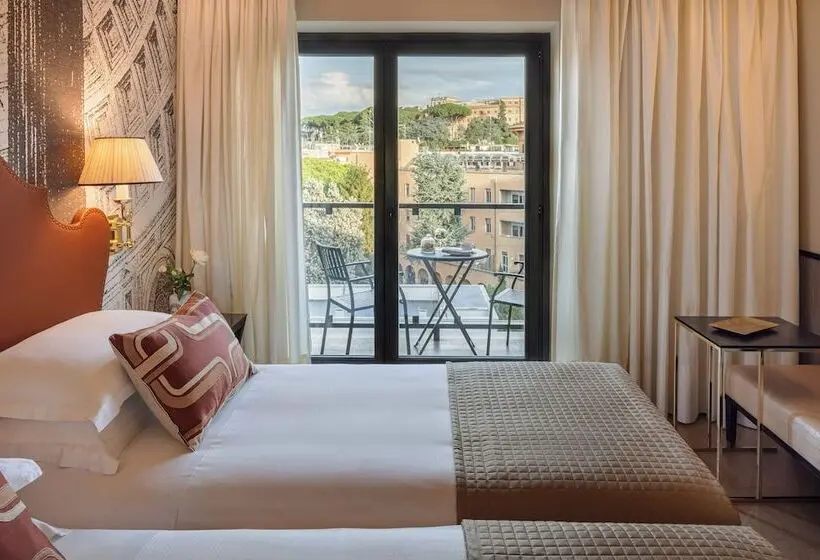 اتاق لوکس با بالکن, Starhotels Michelangelo Rome