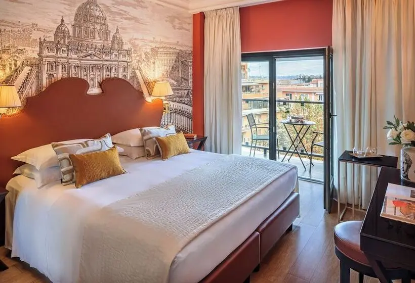 اتاق لوکس با بالکن, Starhotels Michelangelo Rome