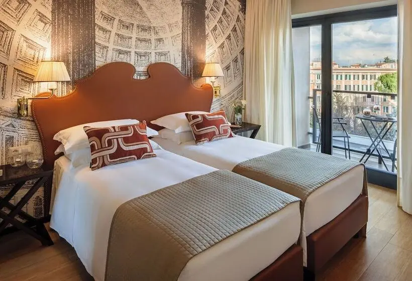 اتاق لوکس با بالکن, Starhotels Michelangelo Rome