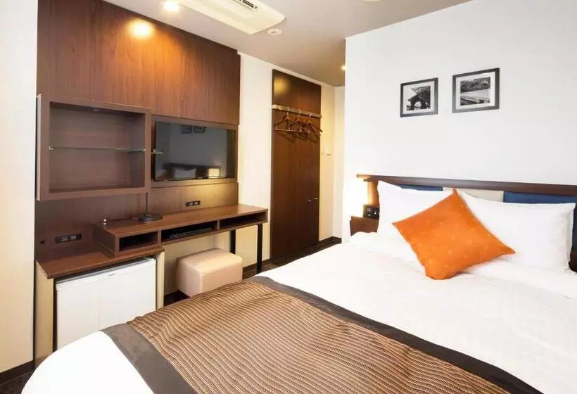 ダブルベッドのベーシックルーム, Mystays Kanazawa Castle