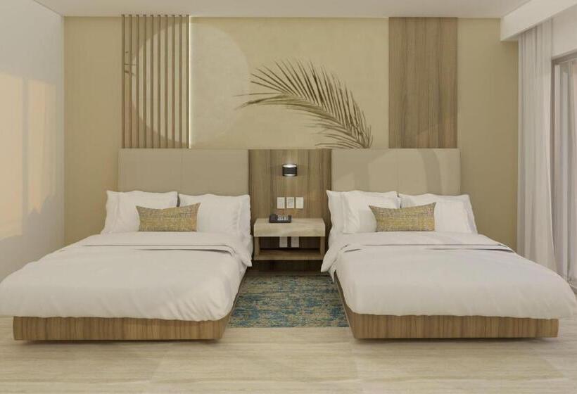 サイドオーシャンビュースタンダードルーム, Marriott Cancun, An Allinclusive Resort