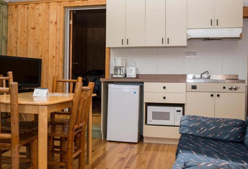 בית, חדר שינה 1, Au Pic De L Aurore Motel Chalets