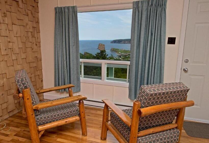 غرفة قياسية مطلّة علي البحر, Au Pic De L Aurore Motel Chalets