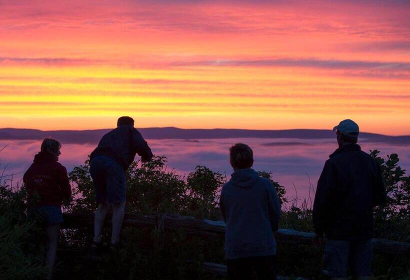 בית, חדר שינה 1, Au Pic De L Aurore Motel Chalets