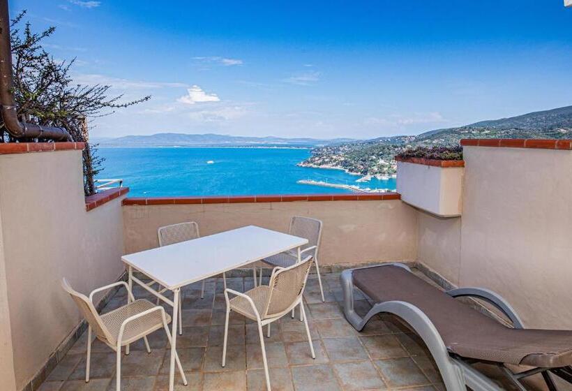 شقة غرفة واحدة مطلة على البحر, Residence Sole Dell'argentario