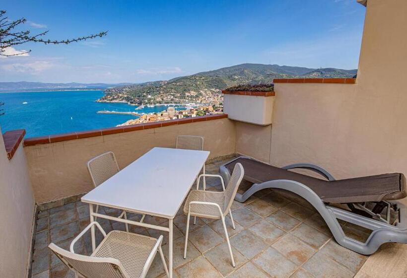 شقة غرفة واحدة مطلة على البحر, Residence Sole Dell'argentario