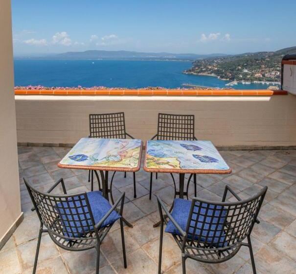 إستوديو قياسى مطل على البحر, Residence Sole Dell'argentario