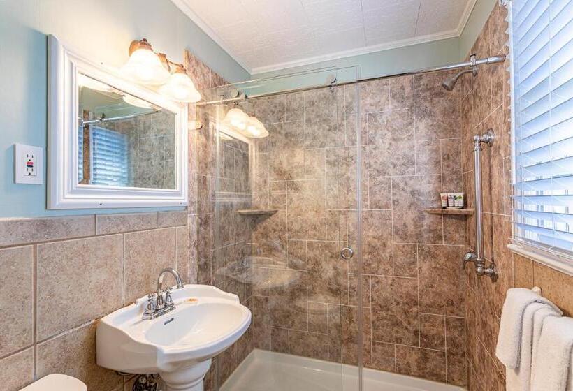 带大床的标准间, Island Motel Obx