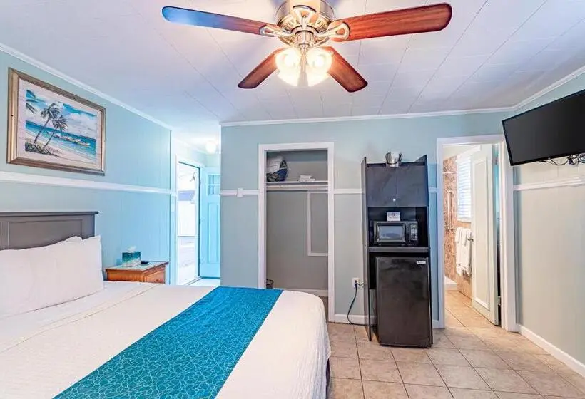 اتاق استاندارد با تخت بزرگ, Island Motel Obx