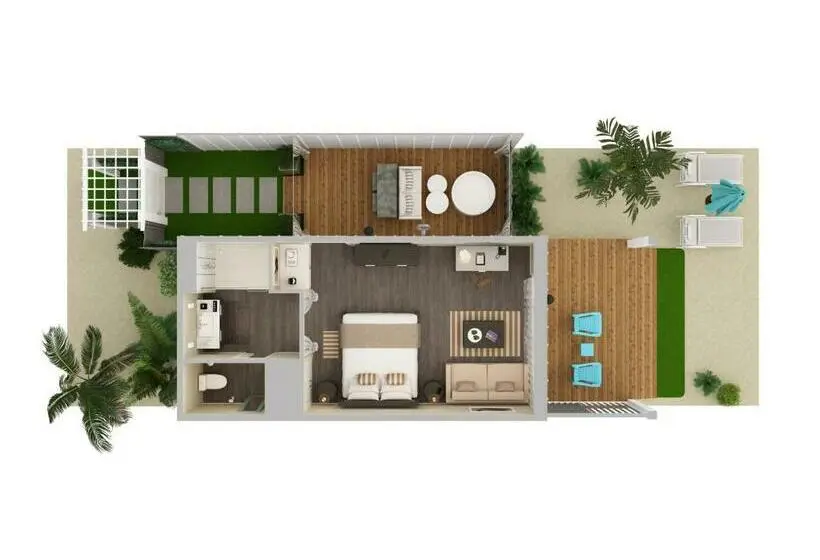 スタンダードバンガロー, Bungalows Key Largo All Inclusive