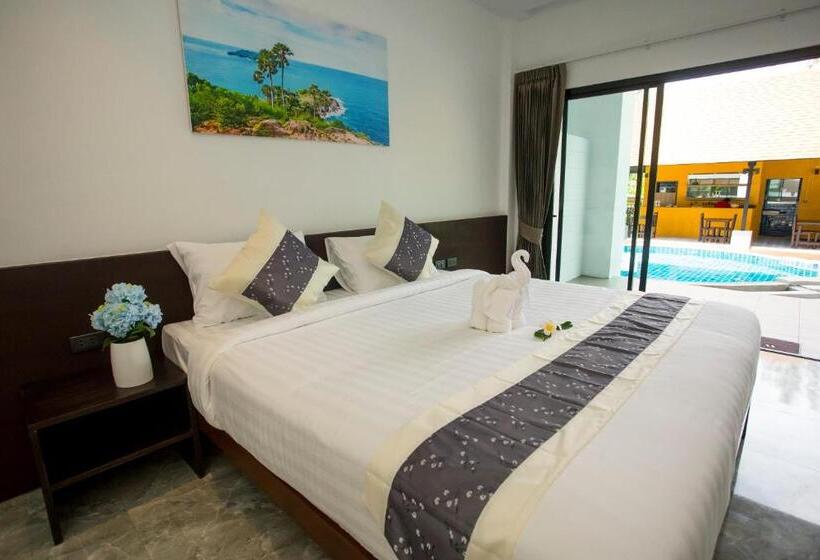 プールの見えるデラックスルーム, The Retreat Khaolak Resort Sha Extra Plus