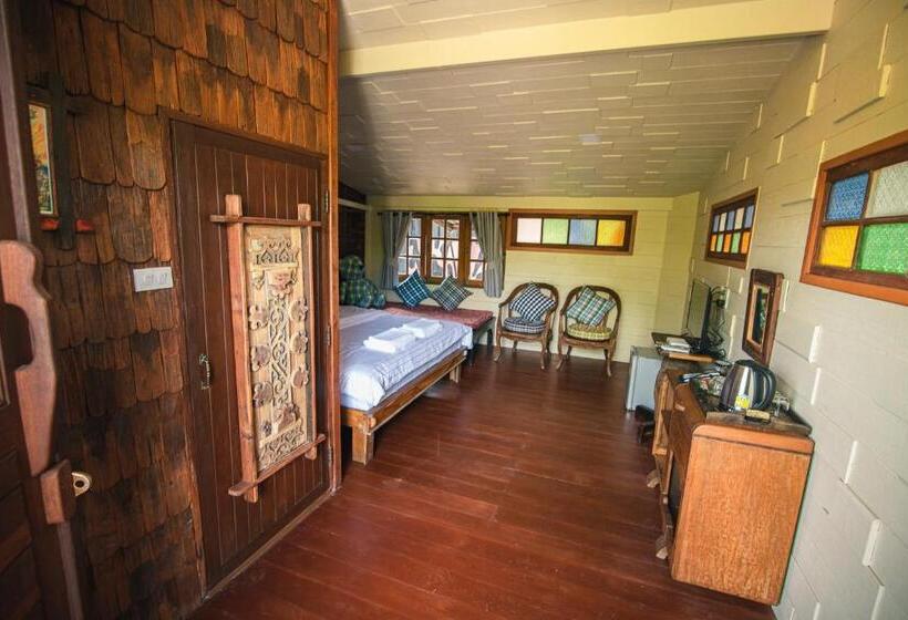 Deluxe-huone King-vuode, Suankaew Art Cottage
