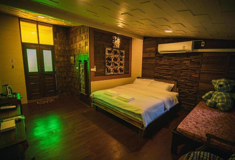 Deluxe-huone King-vuode, Suankaew Art Cottage