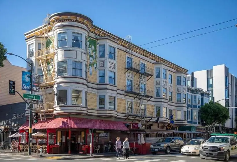 اتاق استاندارد چهارنفره با سرویس بهداشتی مشترک, Hayes Valley Inn