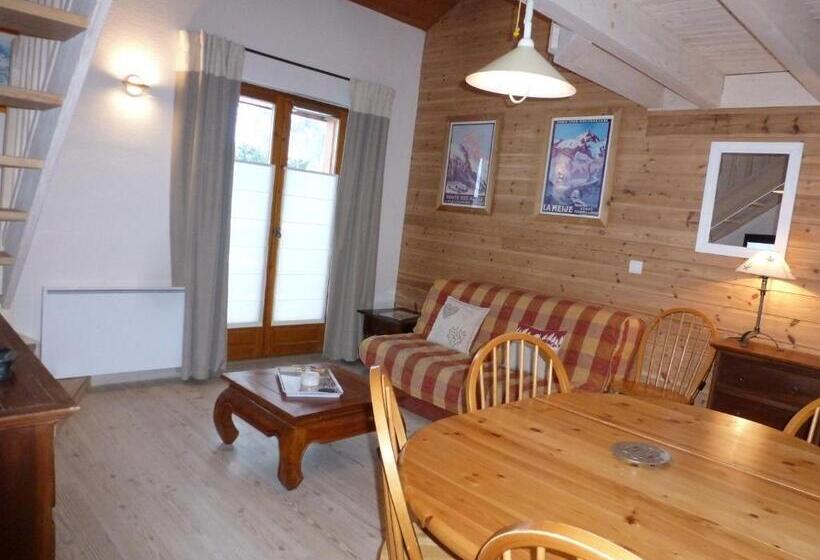침실 1개 복층 룸, Locations Appartements & Chalets   Village Piéton, Vue Glaciers