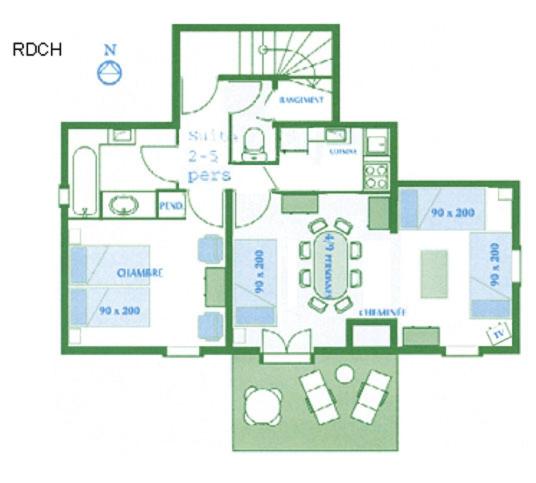 5침실 아파트, Locations Appartements & Chalets   Village Piéton, Vue Glaciers